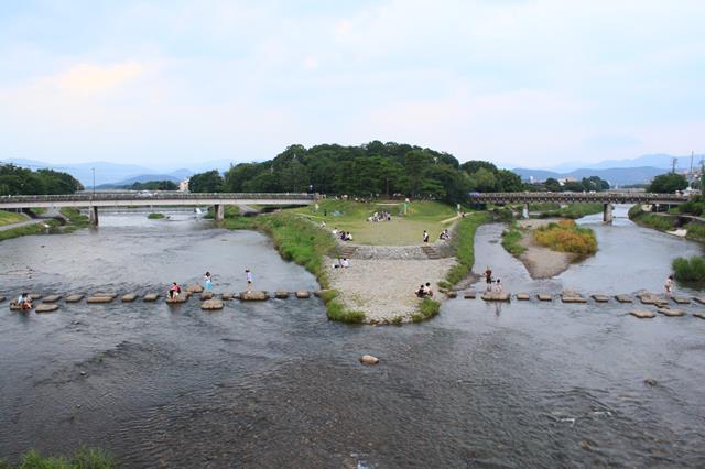 鴨川デルタ(鴨川三角州)