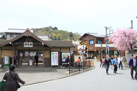 嵐電北野線御室仁和寺駅