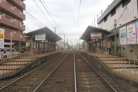 嵐電常盤駅