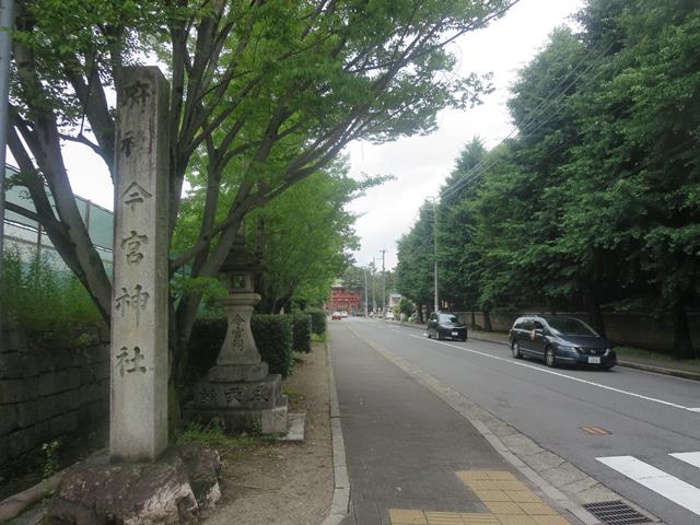 府社 今宮神社の石標